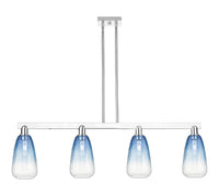 Brookhaven Almond 48-Inch 4-Light Stem-Hung Island Light 13.875-Inch High
