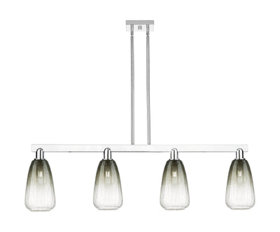 Arcadia Island Light Glass Brass Steel