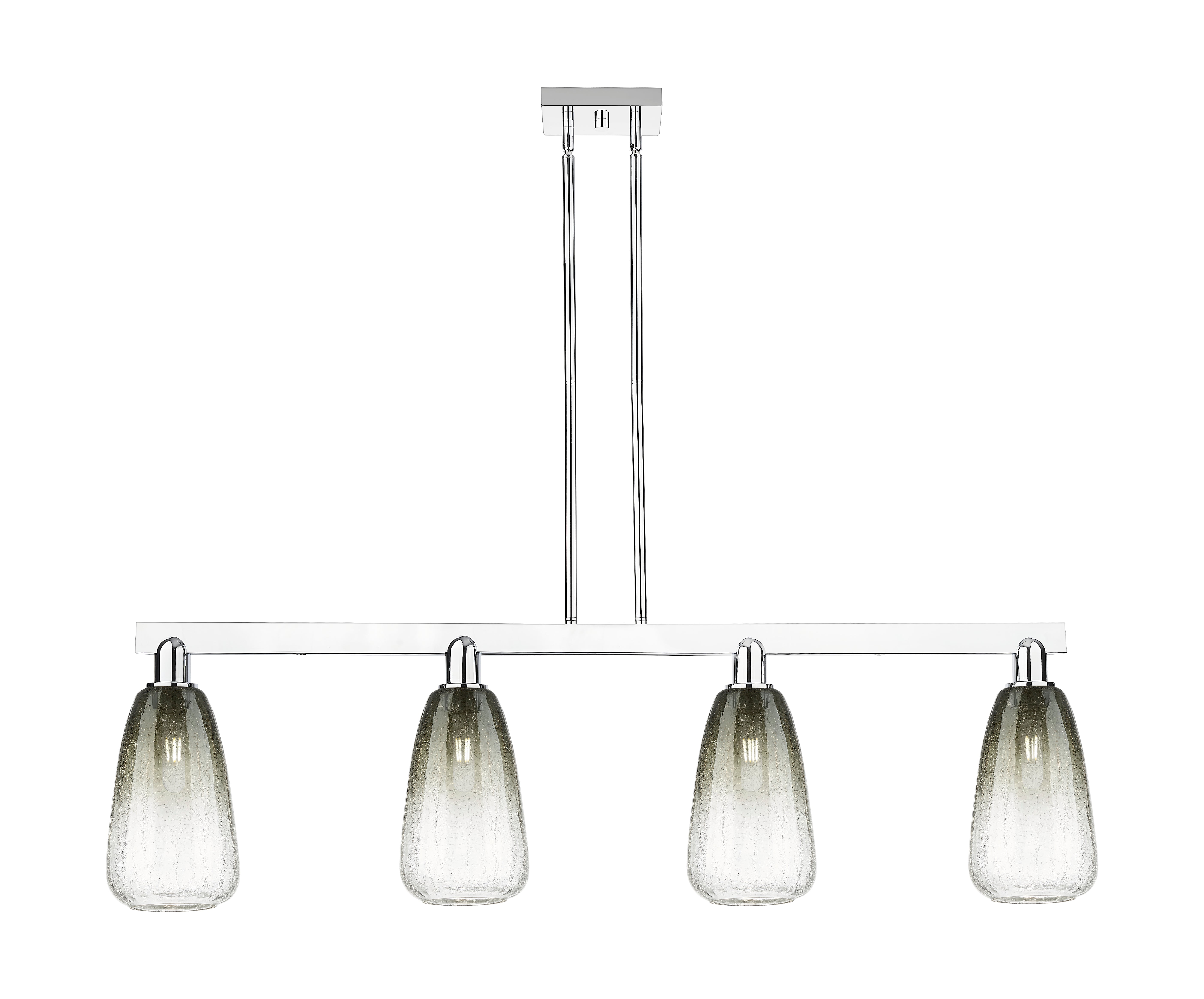Arcadia Island Light Glass Brass Steel