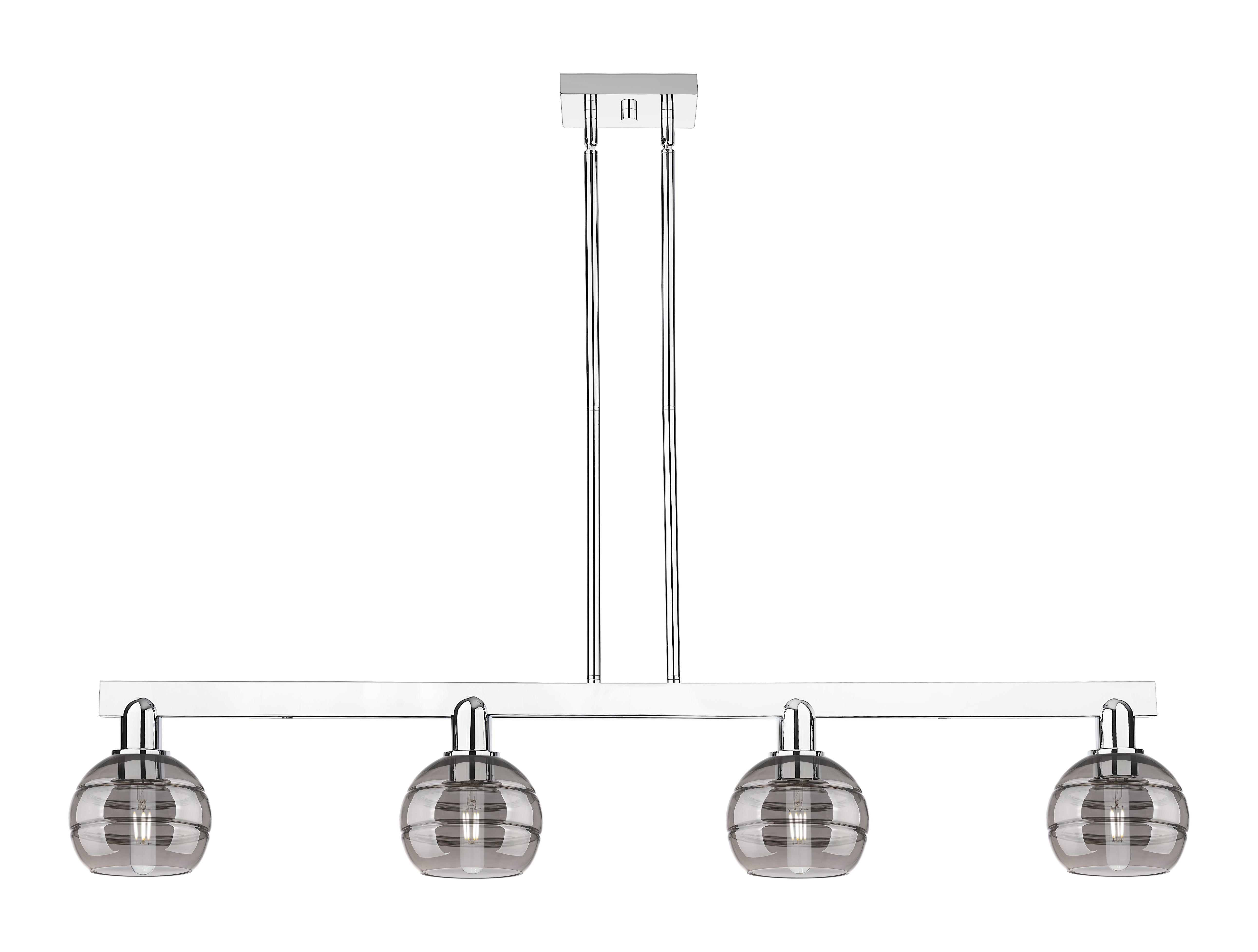 Arcadia Island Light Cast Brass Glass