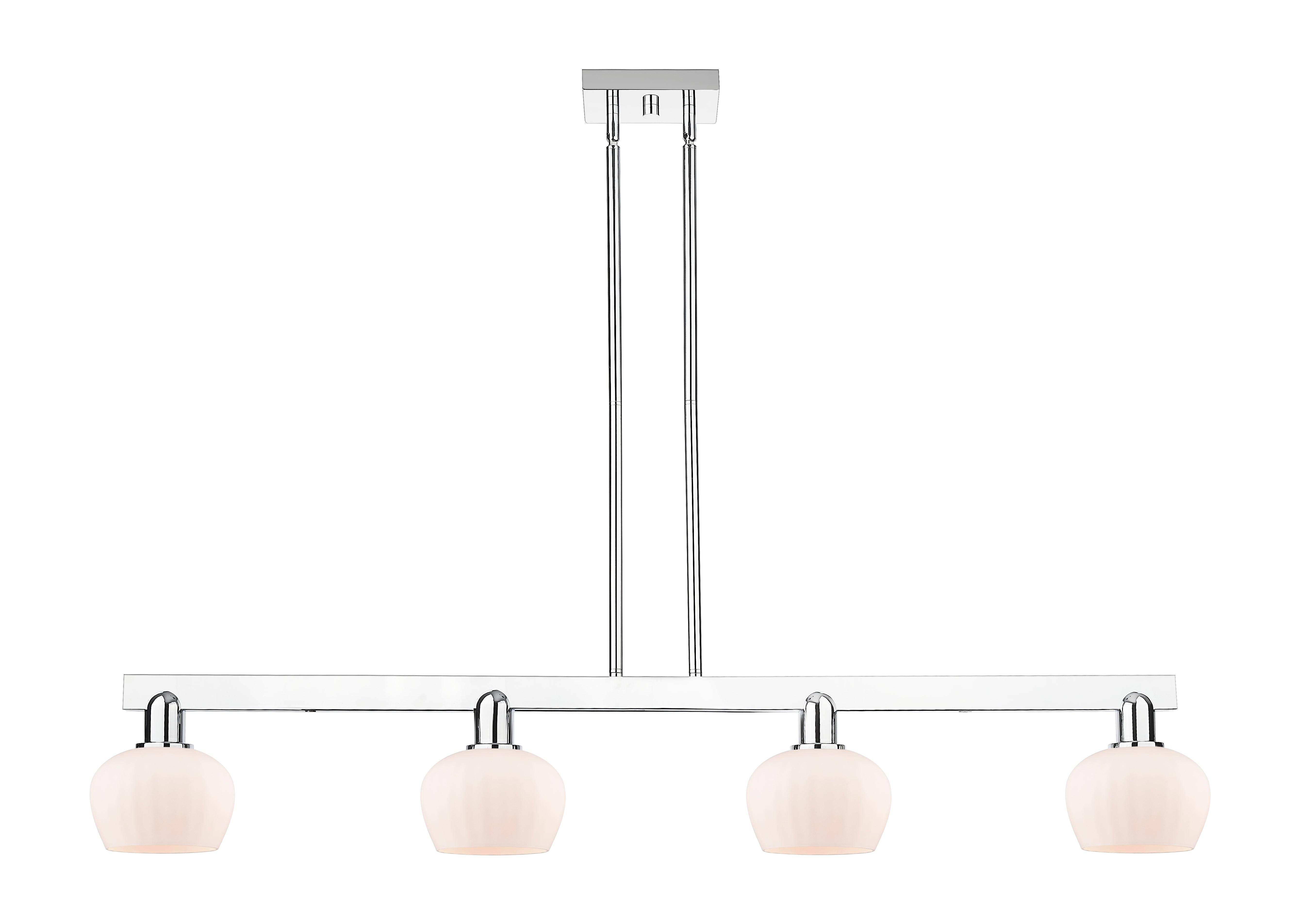 Arcadia Island Light Cast Brass Glass Steel