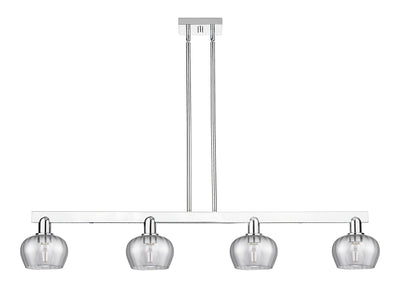 Arcadia Island Light Cast Brass Glass Steel