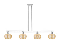 Fenton 49-Inch 4-Light Stem-Hung Island Light 8.375-Inch High