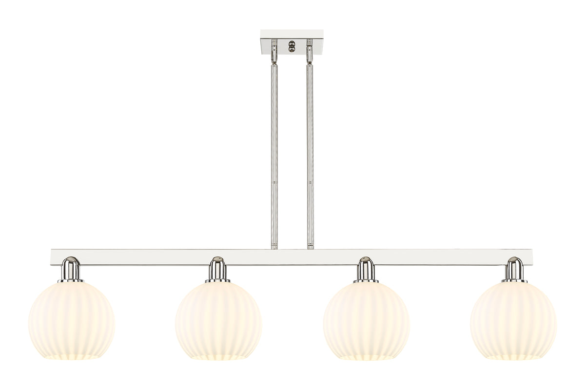 48-Inch 4-Light Stem-Hung Island Light 10.5-Inch High