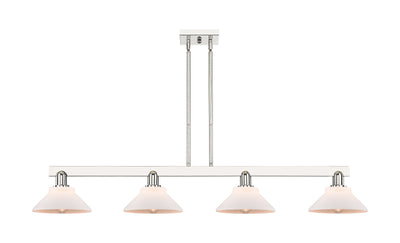 Arcadia Island Light Cast Brass Glass Steel