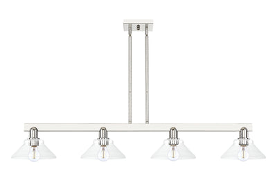 Arcadia Island Light Cast Brass Glass Steel