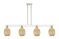 Preston Bulb 48-Inch 4-Light Stem-Hung Island Light 11.625-Inch High