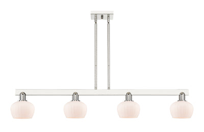 Arcadia Island Light Cast Brass Glass Steel