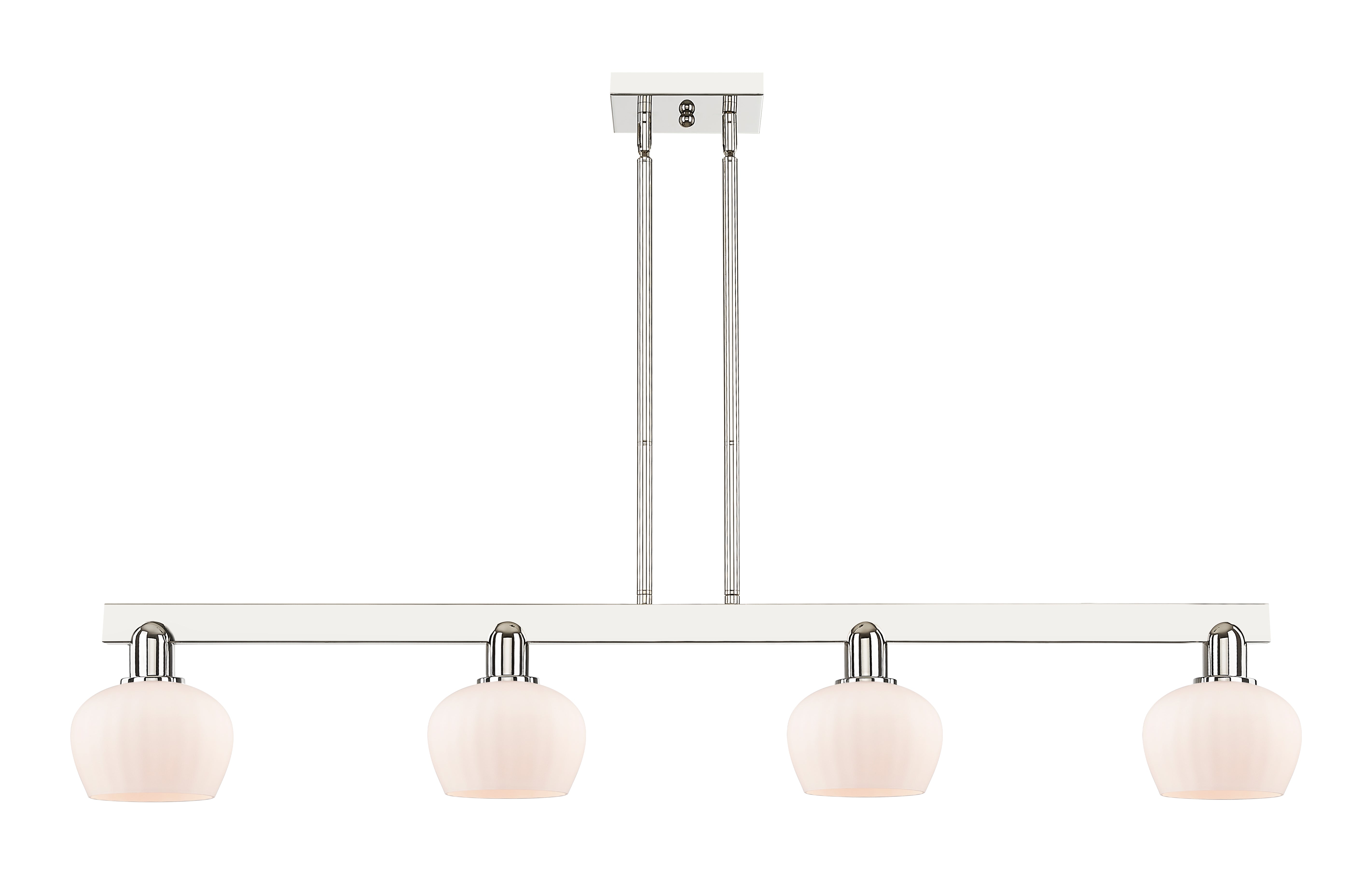 Arcadia Island Light Cast Brass Glass Steel