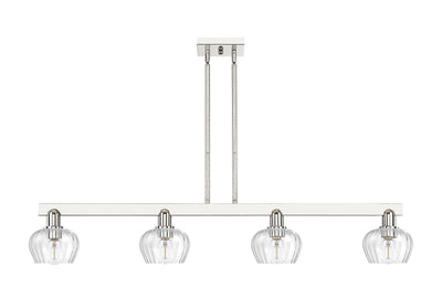 Arcadia Island Light Cast Brass Glass Steel