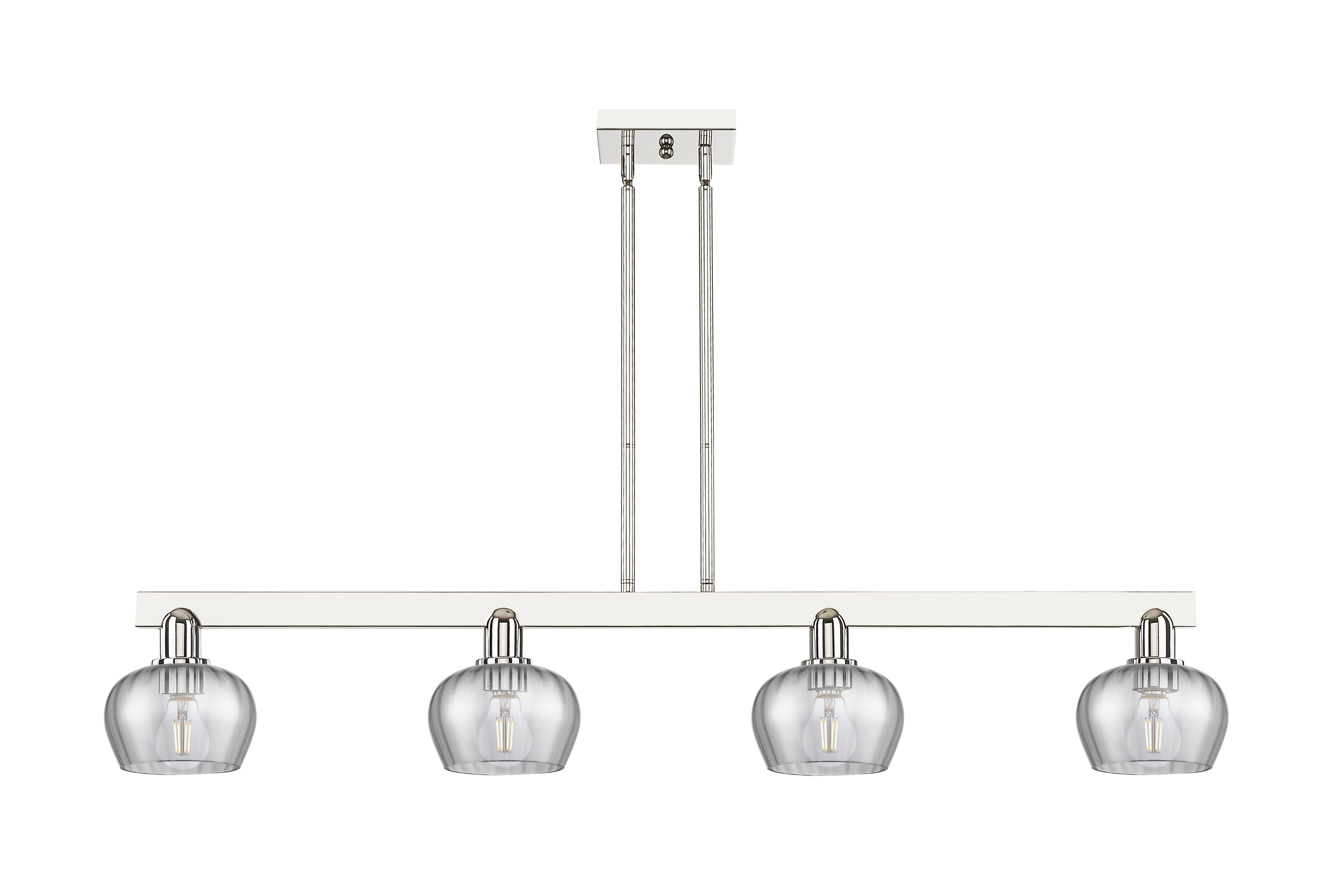 Arcadia Island Light Cast Brass Glass Steel