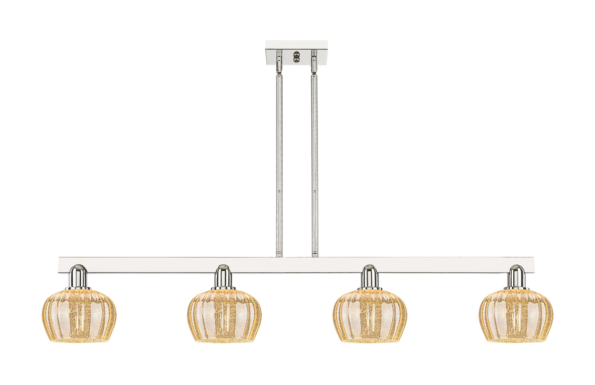 Fenton 49-Inch 4-Light Stem-Hung Island Light 8.375-Inch High