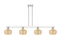 Fenton 49-Inch 4-Light Stem-Hung Island Light 8.375-Inch High