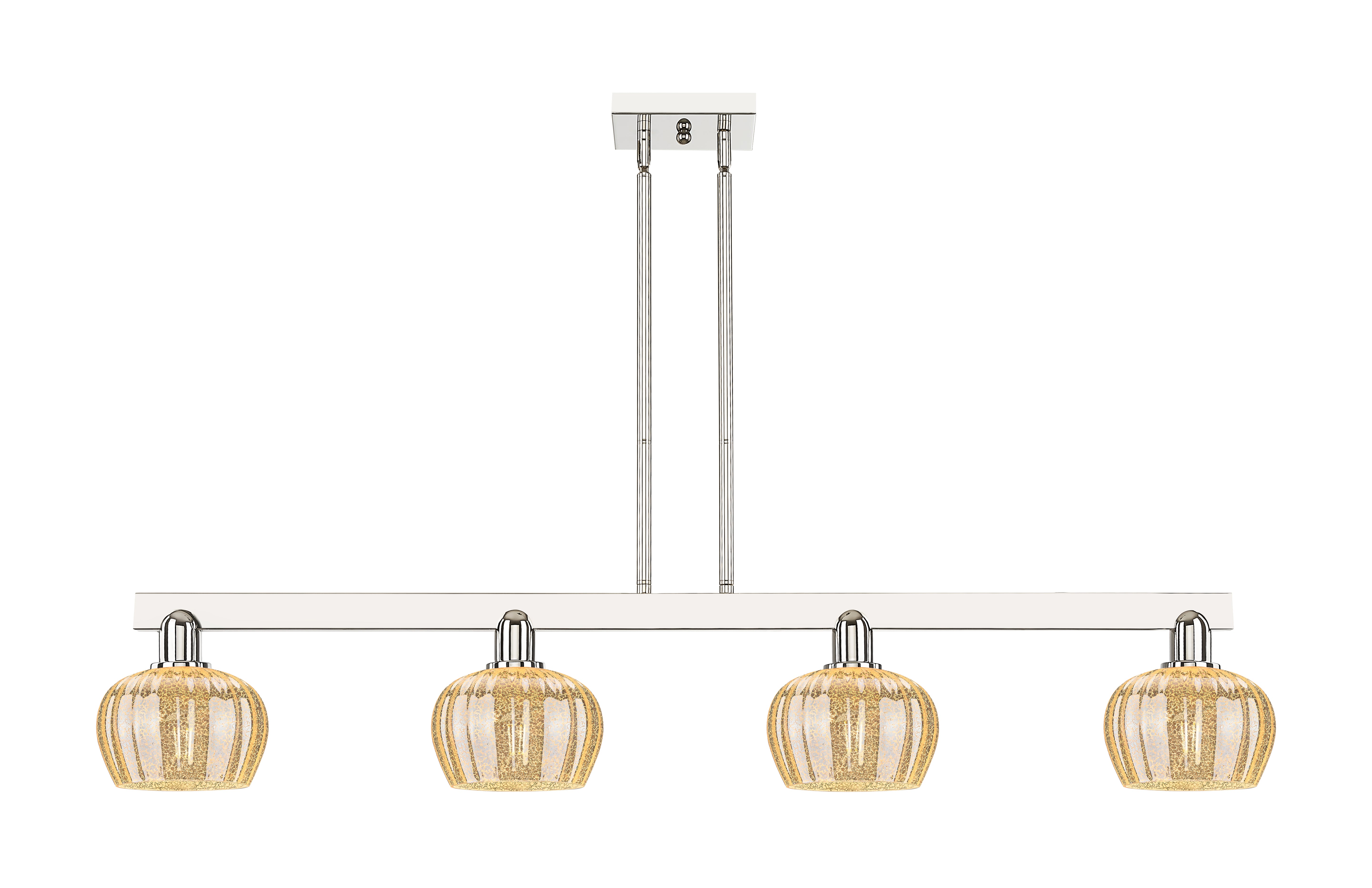 Arcadia Island Light Cast Brass Glass Steel