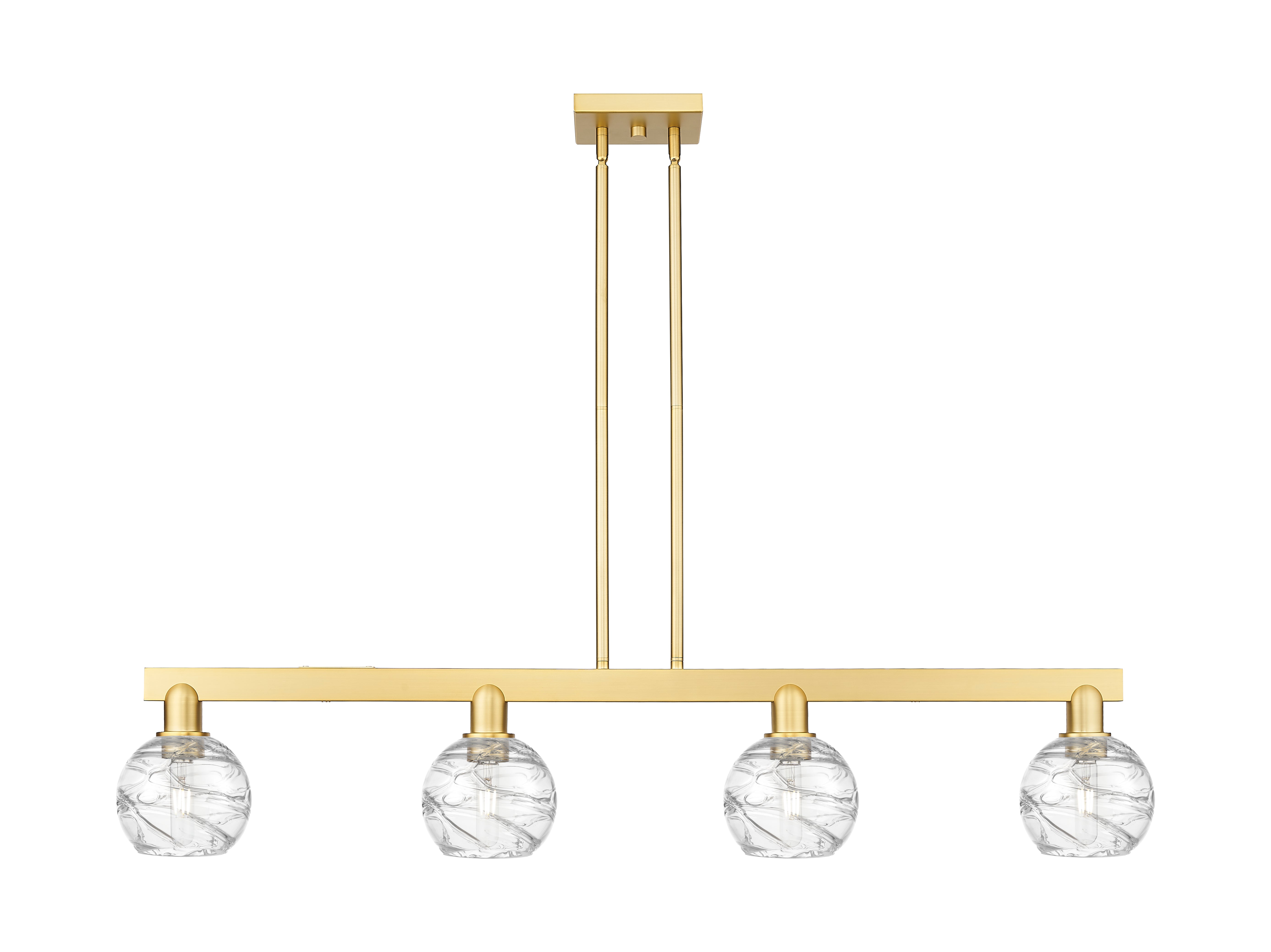 Arcadia Island Light Nine Inch Brass