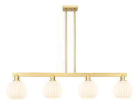 48-Inch 4-Light Stem-Hung Island Light 10.5-Inch High