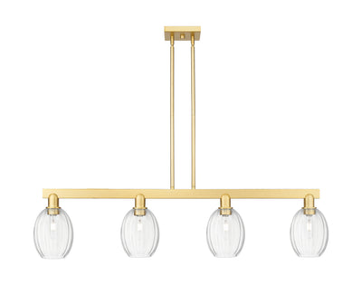 Arcadia Island Light Cast Brass Steel Glass