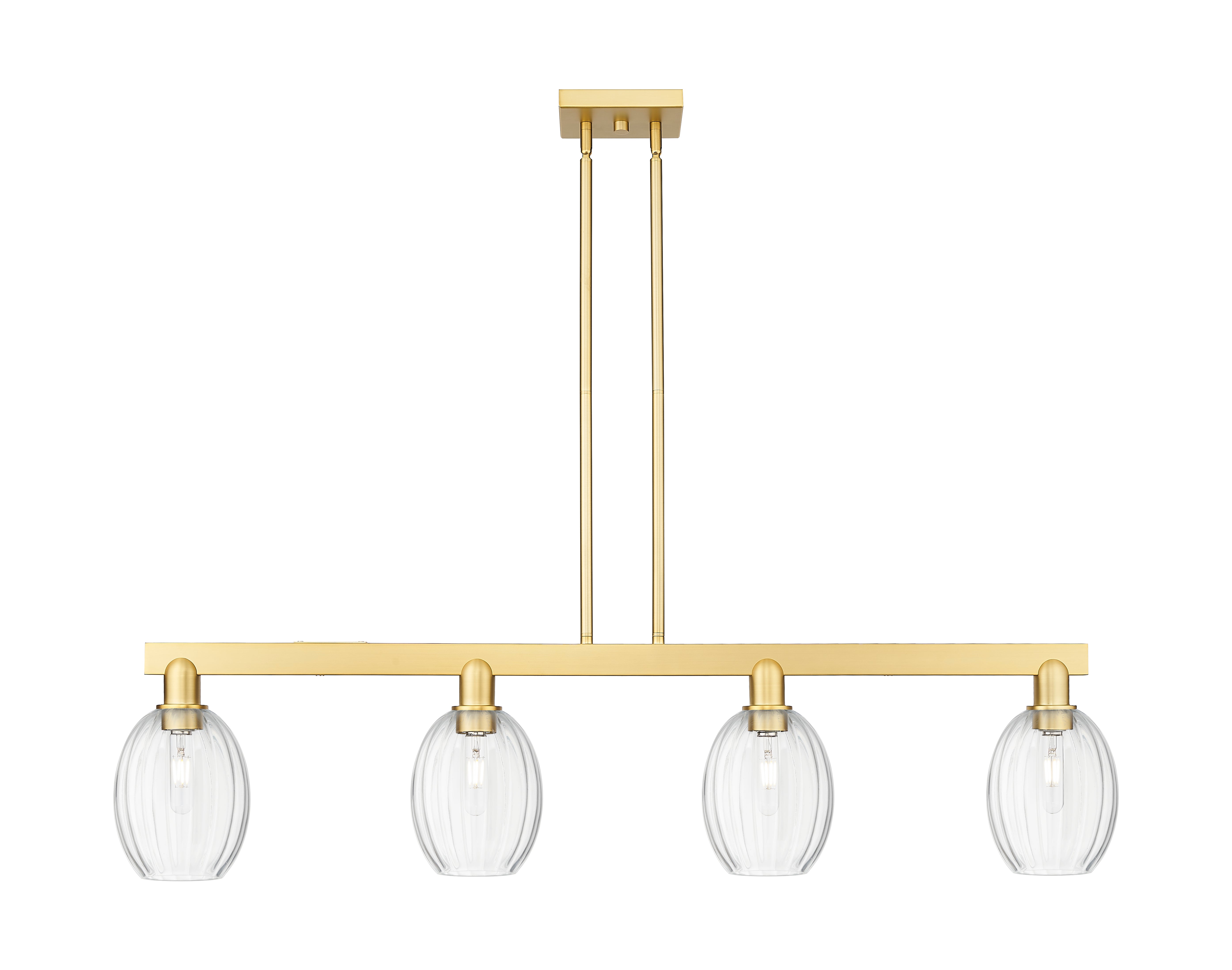 Arcadia Island Light Cast Brass Steel Glass