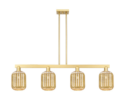 Arcadia Island Light Cast Brass Steel Glass