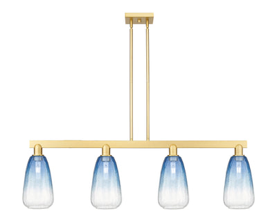 Arcadia Island Light Glass Brass Steel