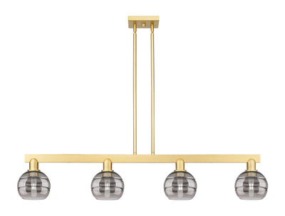 Arcadia Island Light Cast Brass Glass