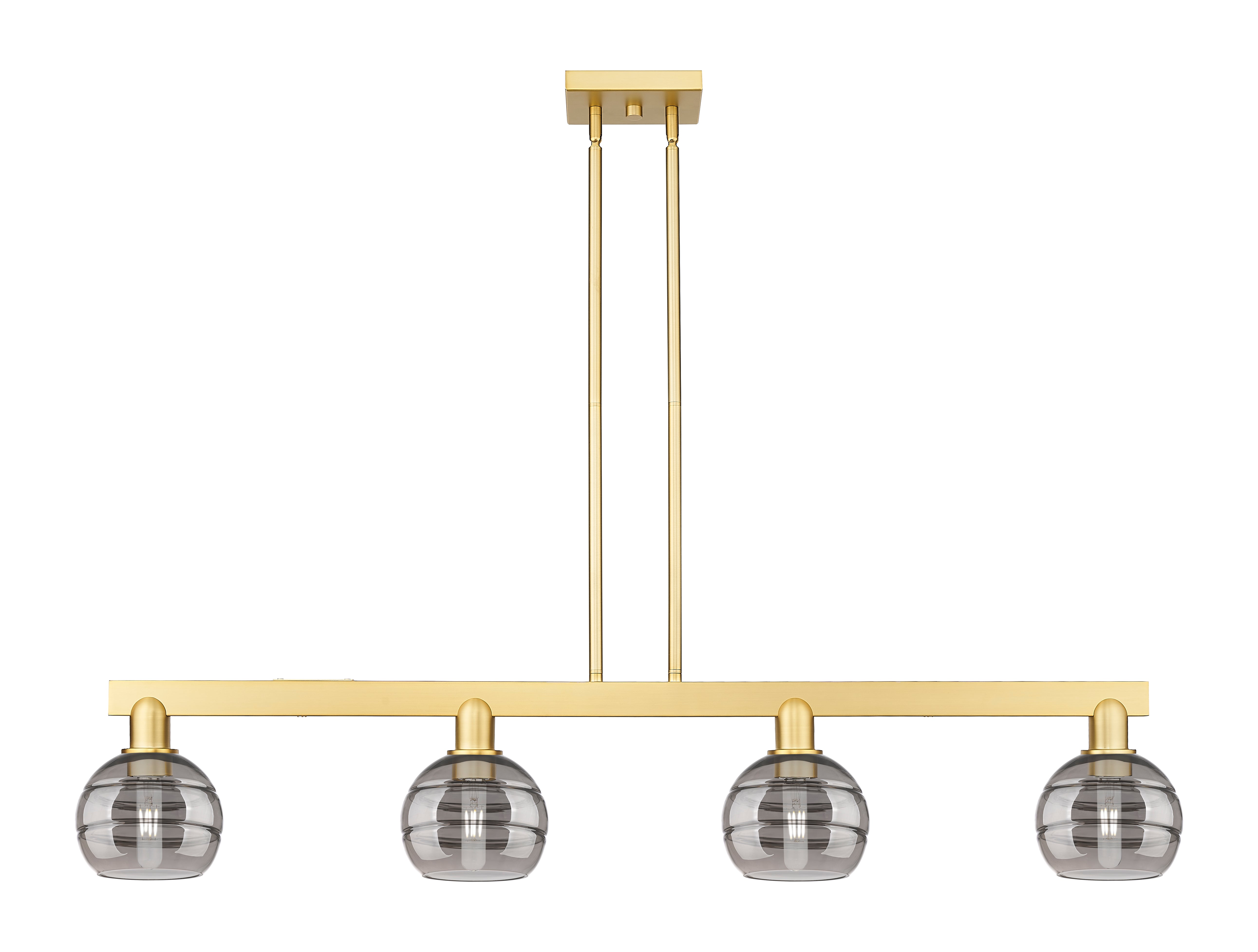 Arcadia Island Light Cast Brass Glass