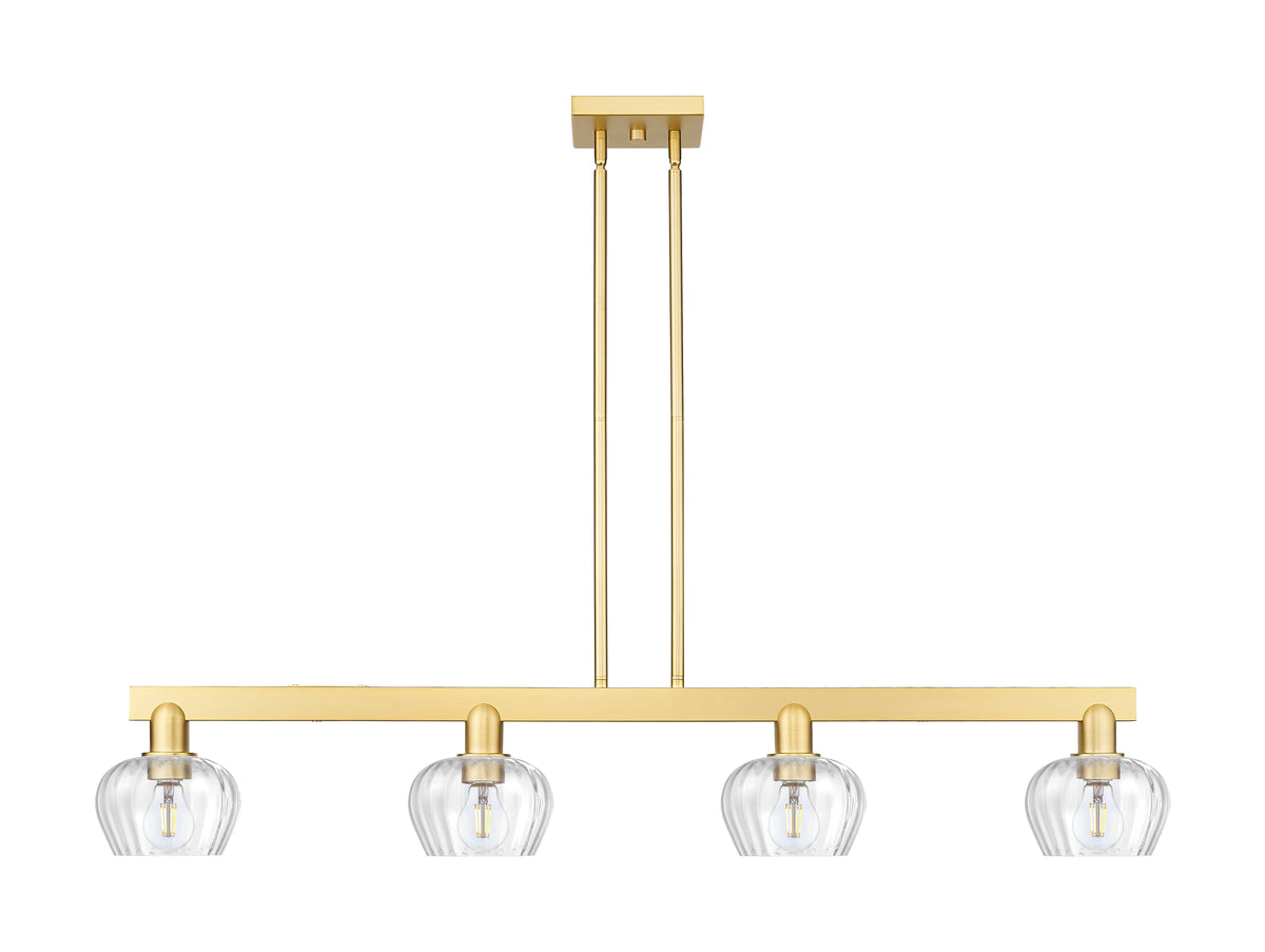Fenton 49-Inch 4-Light Stem-Hung Island Light 8.375-Inch High