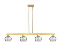 Fenton 49-Inch 4-Light Stem-Hung Island Light 8.375-Inch High