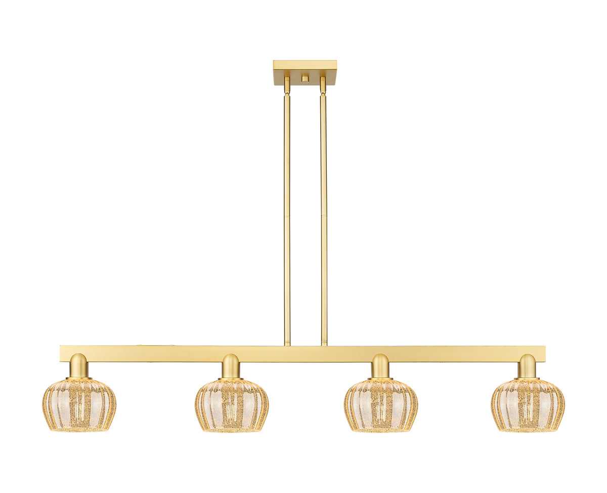 Fenton 49-Inch 4-Light Stem-Hung Island Light 8.375-Inch High