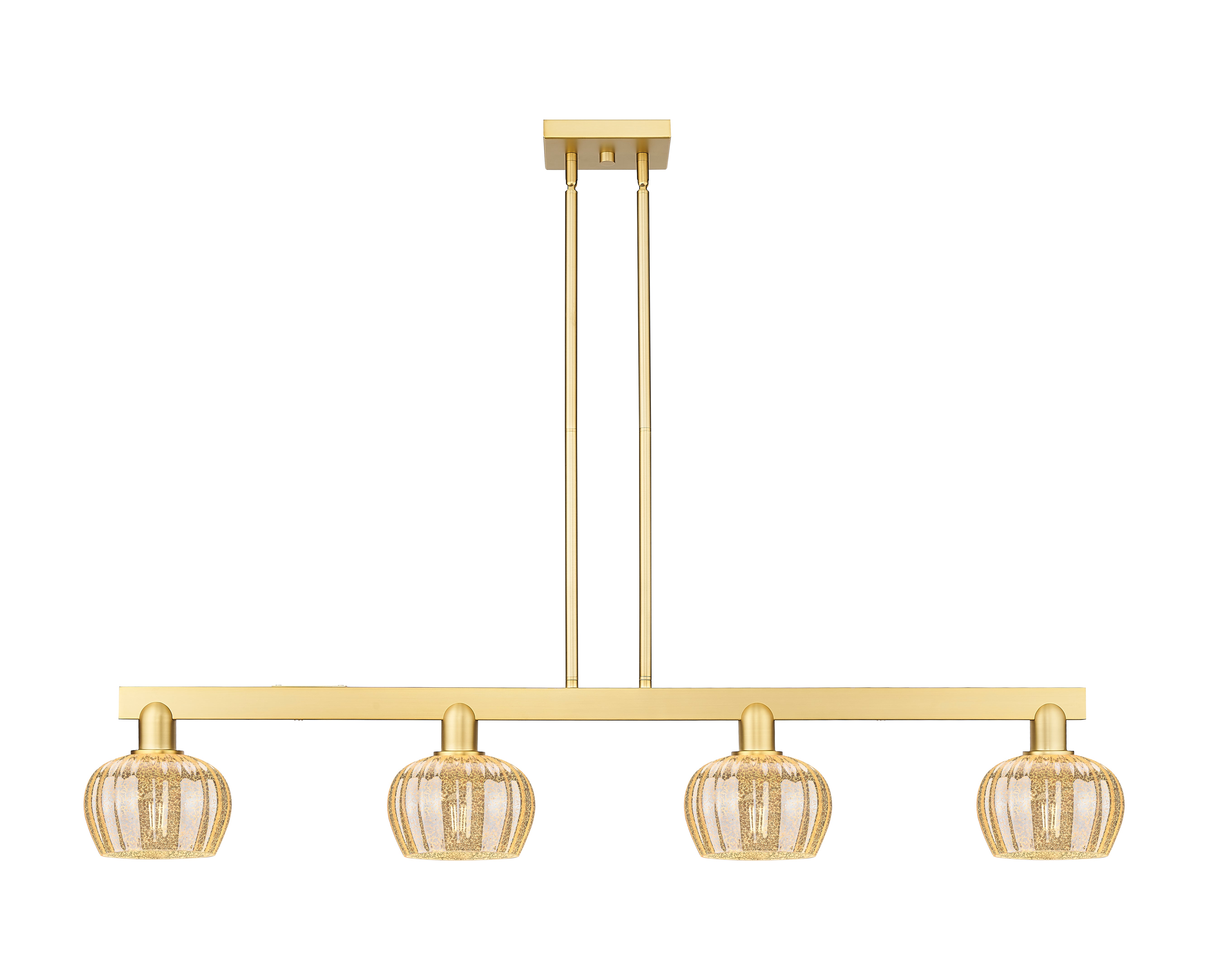 Arcadia Island Light Cast Brass Glass Steel