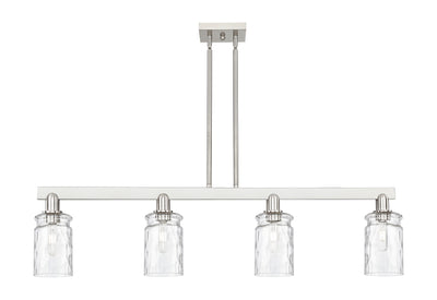 Arcadia Island Light Brass Steel Glass