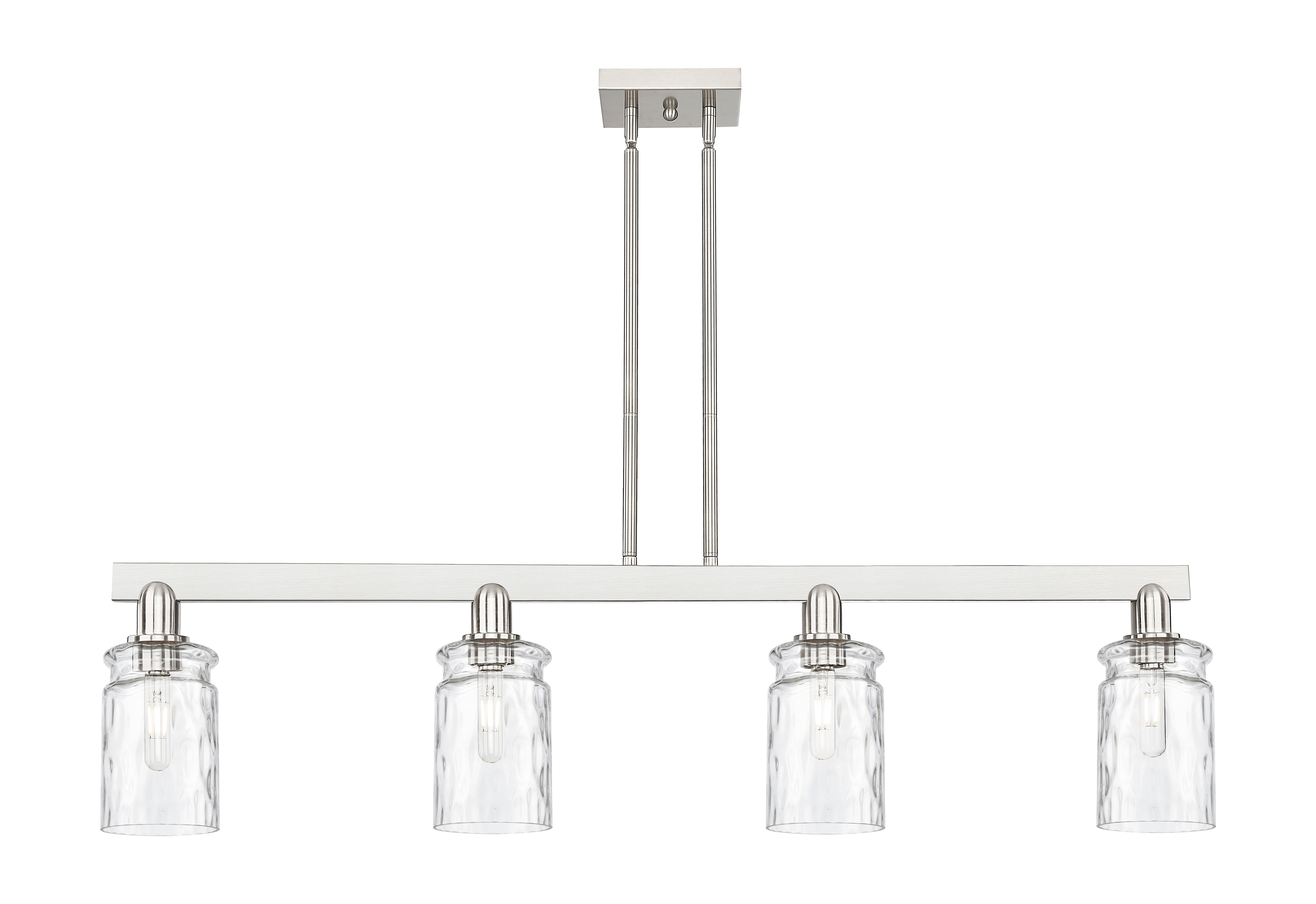 Arcadia Island Light Brass Steel Glass