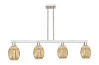 Preston Bulb 48-Inch 4-Light Stem-Hung Island Light 11.625-Inch High