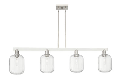 Arcadia Island Light Cast Brass Steel Glass