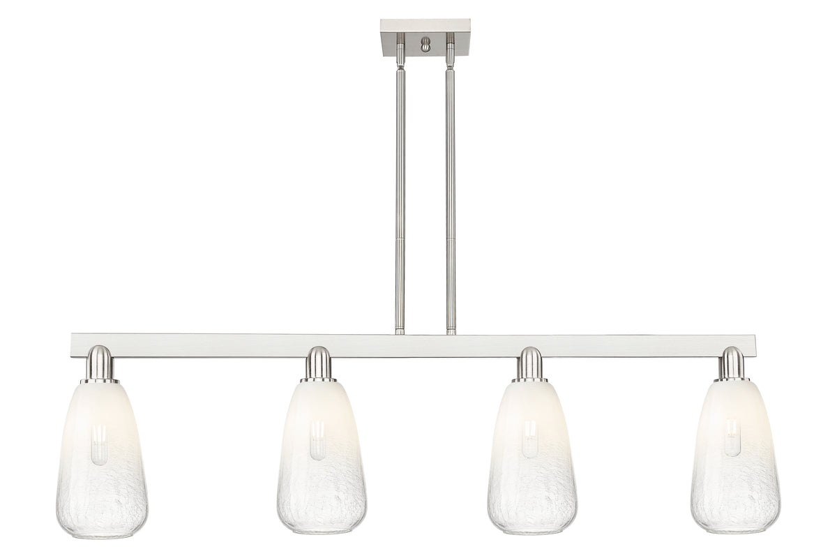 Brookhaven Almond 48-Inch 4-Light Stem-Hung Island Light 13.875-Inch High