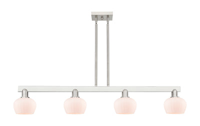 Arcadia Island Light Cast Brass Glass Steel
