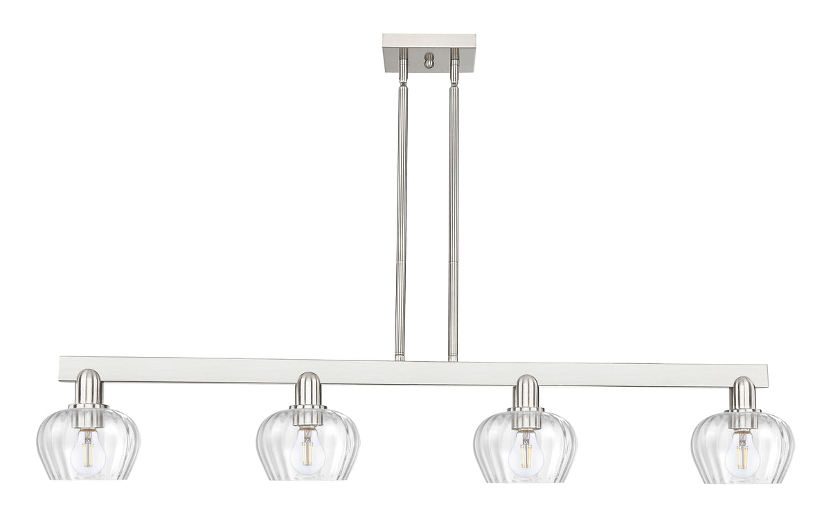 Fenton 49-Inch 4-Light Stem-Hung Island Light 8.375-Inch High