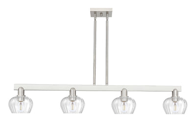 Arcadia Island Light Cast Brass Glass Steel