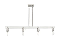 Cobbleskill 48-Inch 4-Light Stem-Hung Island Light 9.875-Inch High