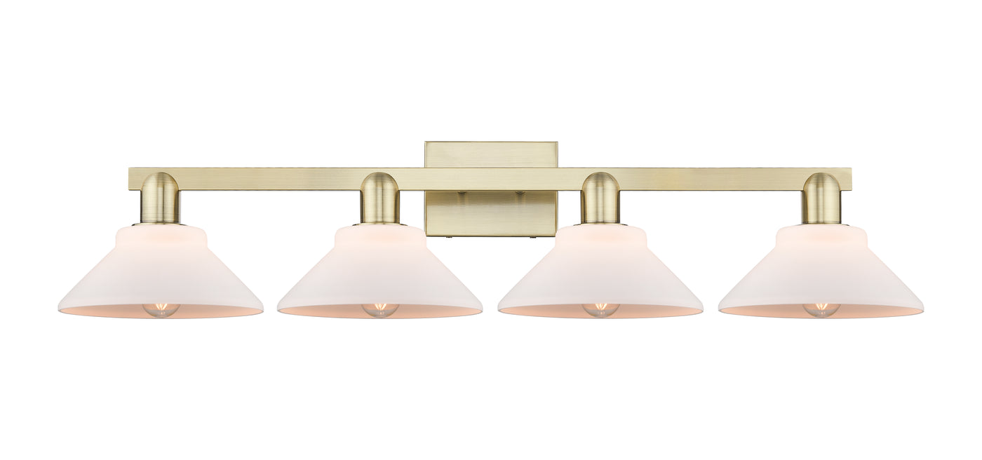 Arcadia Vanity Light Cast Brass Steel Glass