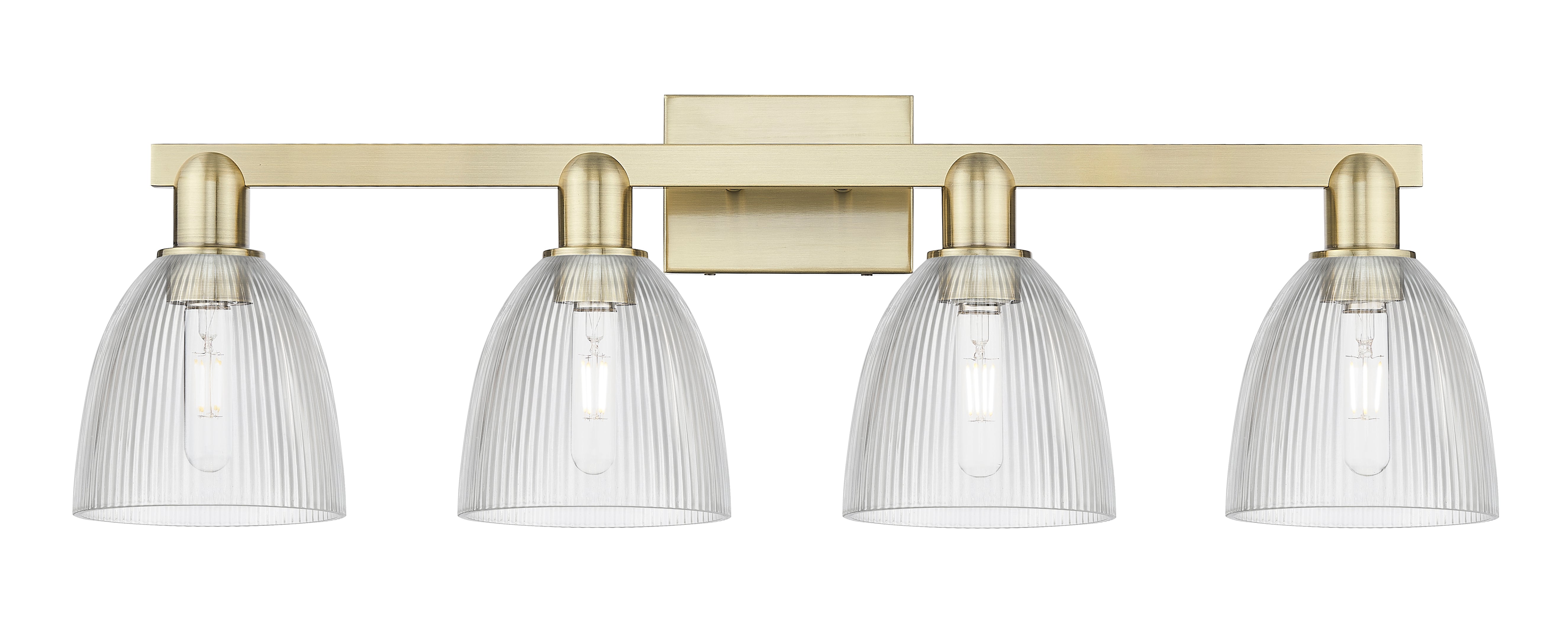 Arcadia Bath Vanity Light 3 Light Brass