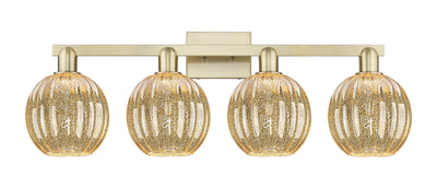 Arcadia Bath Vanity Light Cast Brass