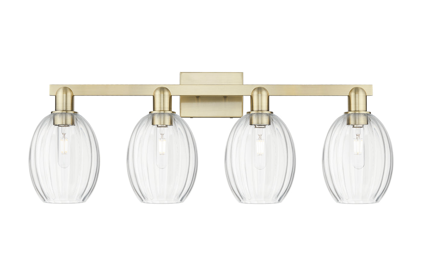 Arcadia Bath Vanity Light Cast Brass Finish