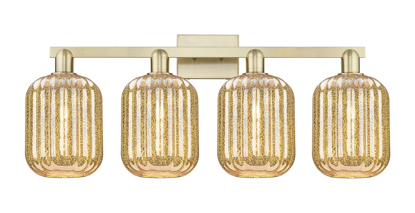 Arcadia Bath Vanity Light Cast Brass