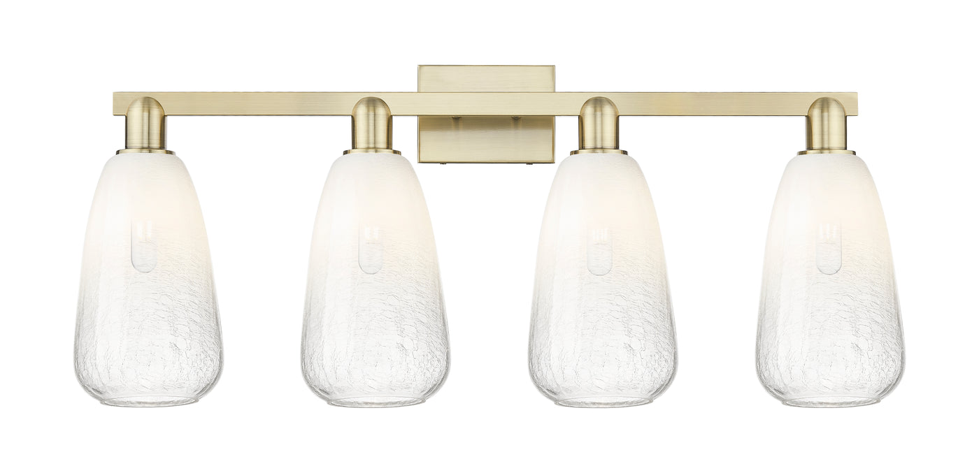 Arcadia Bath Vanity Light Cast Brass Glass