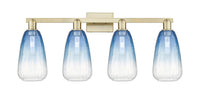 Arcadia Bath Vanity Light Cast Brass Glass