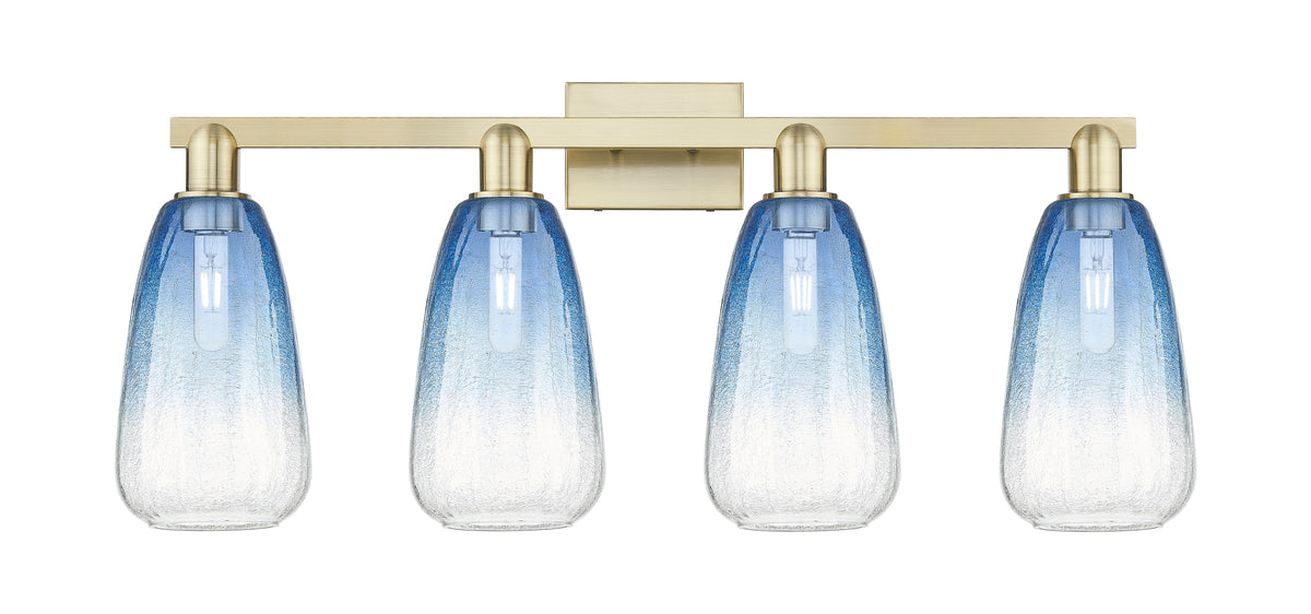 Brookhaven Almond 36-Inch 4-Light Bath Vanity Light 14.75-Inch High