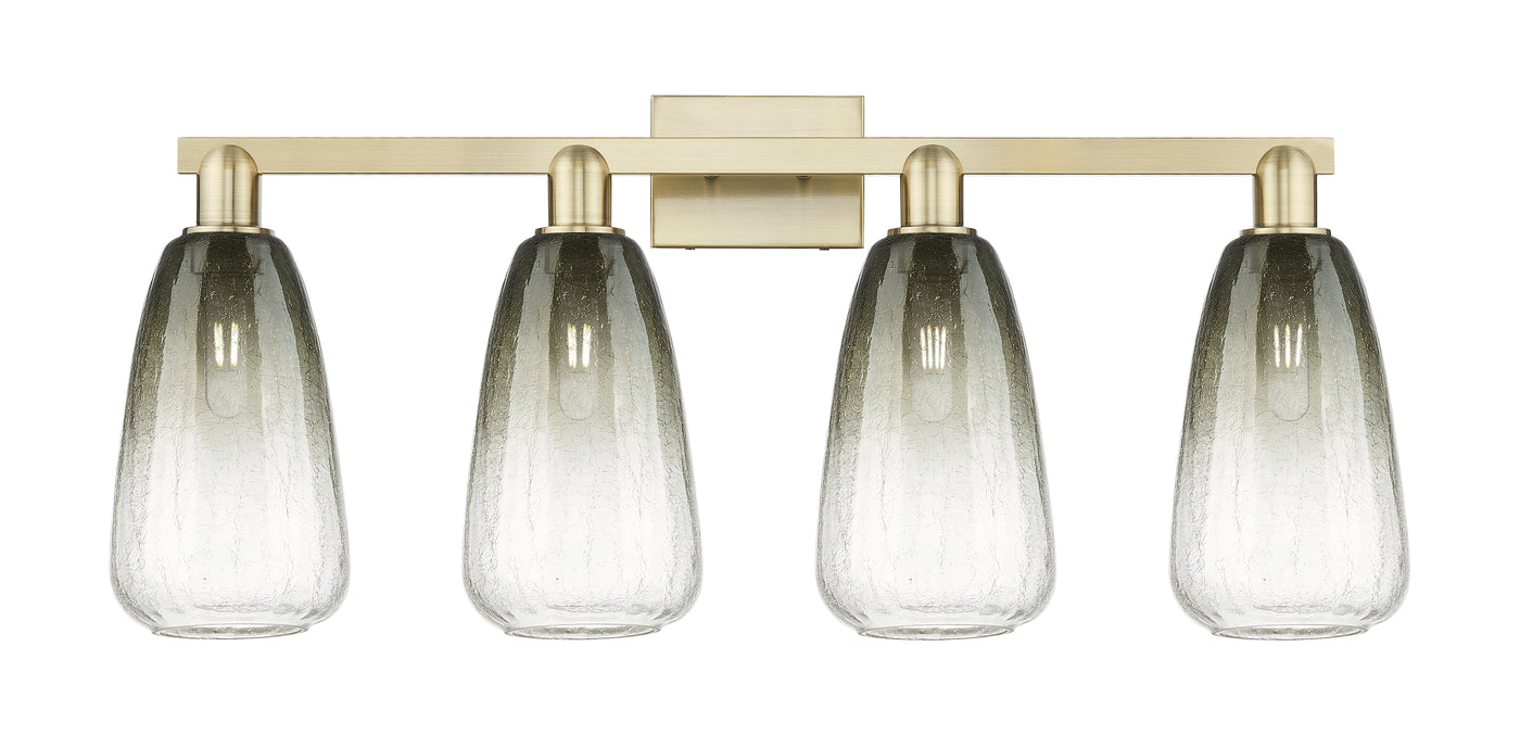 Arcadia Bath Vanity Light Cast Brass Glass