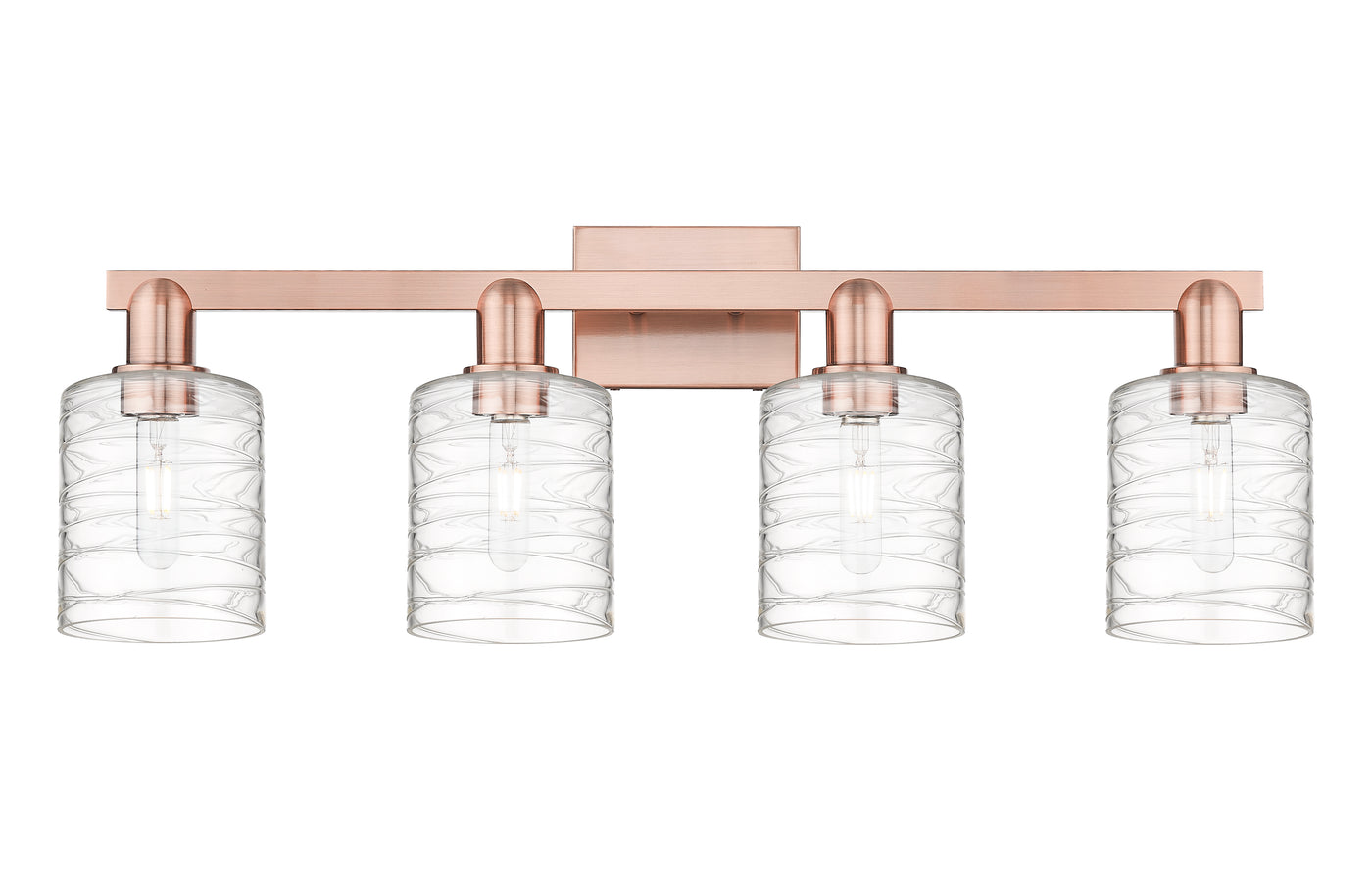 Arcadia Bath Vanity Light Cast Brass Finish