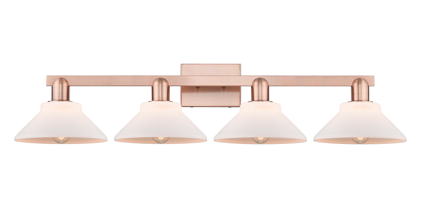 Arcadia Vanity Light Cast Brass Steel Glass